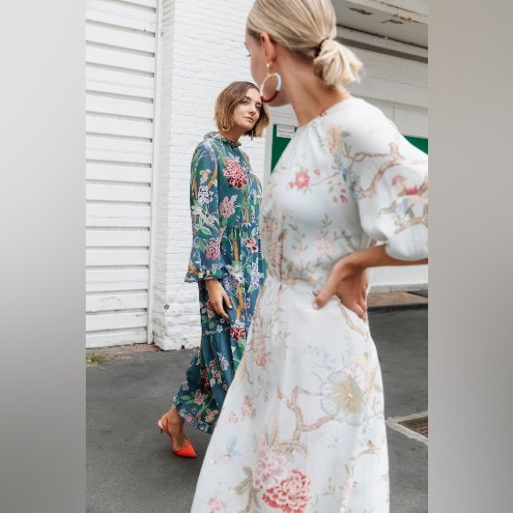 GP & J Baker X H&M floral print midi Dress 🌸 - Picture 12 of 14